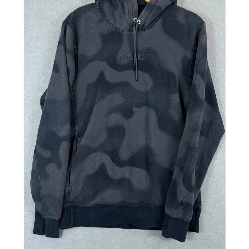 Jordan NYC Pullover Hoodie Men’s Medium Gray Camo Nike Jumpman FA17